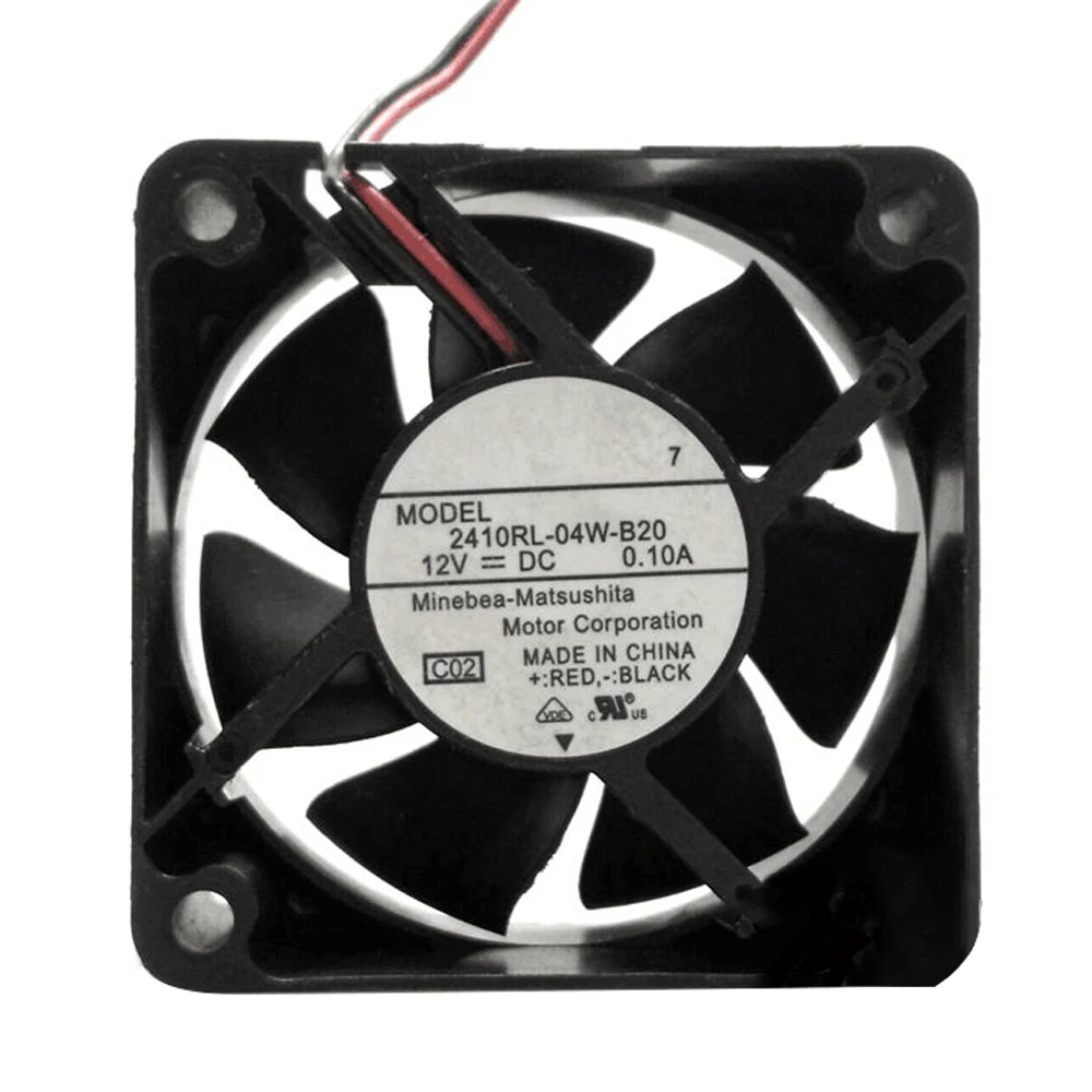 Подлинный бесшумный вентилятор инвертора NMB 2410RL 04W B20 6025 12V 0.1A|Системы HVAC и