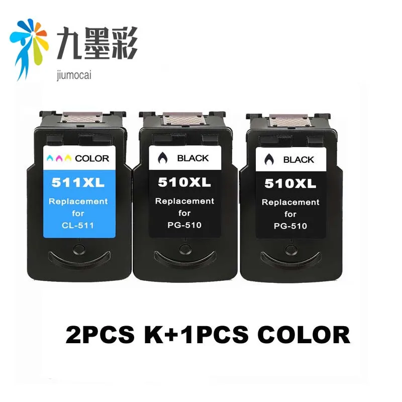 2x510xl 511xl Pg510 cl511 сменный для Canon pg-510 pg 510 cl 511 чернильные картриджи PIXMA mp250 mp280 IP2700 MP240 MP270 MP480 MX320 - Цвет: 2x510xl 511xl
