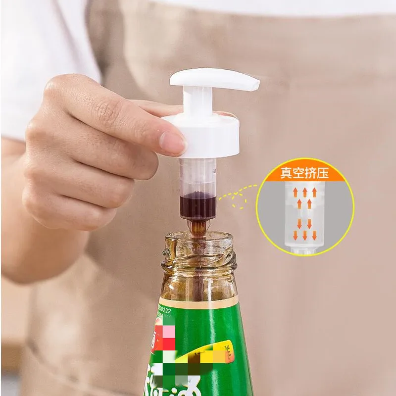 Householde easoning bottle автоматический диспенсер пластиковое сопло Oyster Sauce Pump Push-type