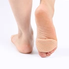 Силиконовый дышащий разделитель для большого пальца стопы, удобный мягкий ортопедический поддерживающий уход за передней частью стопы, предотвращающий мозоли, гелевые прокладки