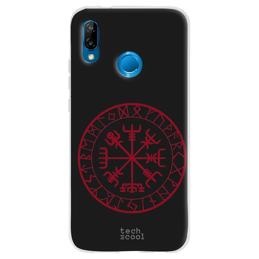 FunnyTech®Чехол для Huawei P20 Lite l корпус с символом викингов мифология нордика селта