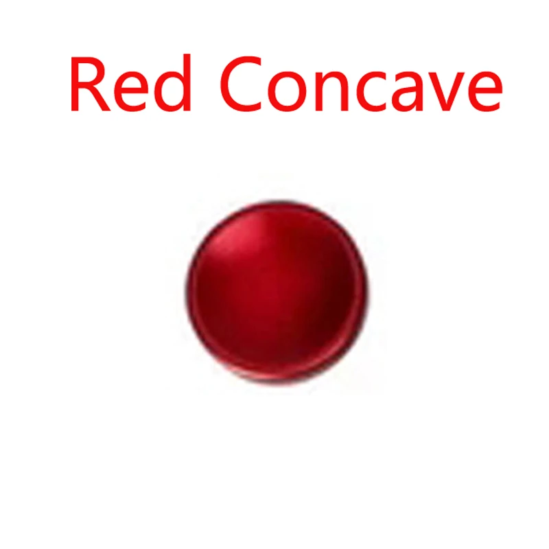 Red Concave Кнопка спуска затвора для камеры, черный, красный, серебристый, плоский выпукло-вогнутый для Canon Nikon Leica для roleiflex Hasselblad Fuji - Цвет: Red Concave