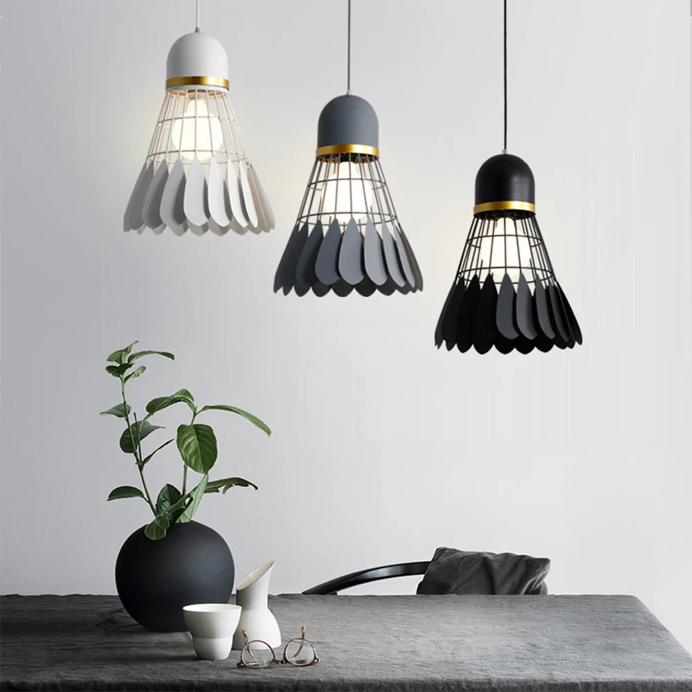 Винтажные подвесные светильники E27 промышленные металлические потолочные для