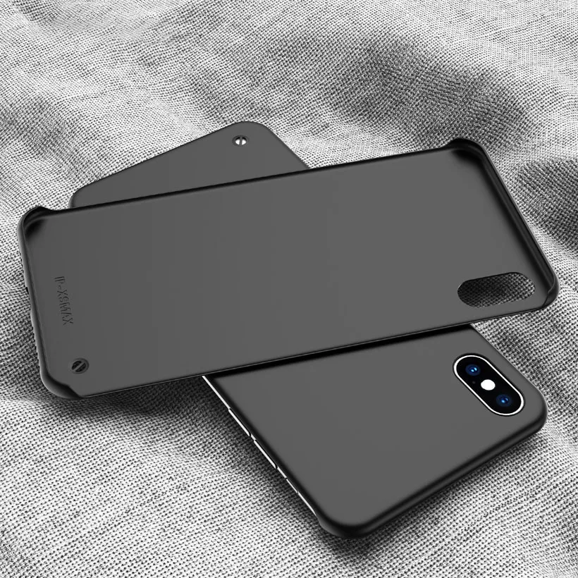 

Slim Hard PC Frameless Phone Cover For iPhone 12 Pro Max Mini XR X XS Max 11 Pro 6 6S 7 8 Plus SE 2020 Solid Candy Matte Case