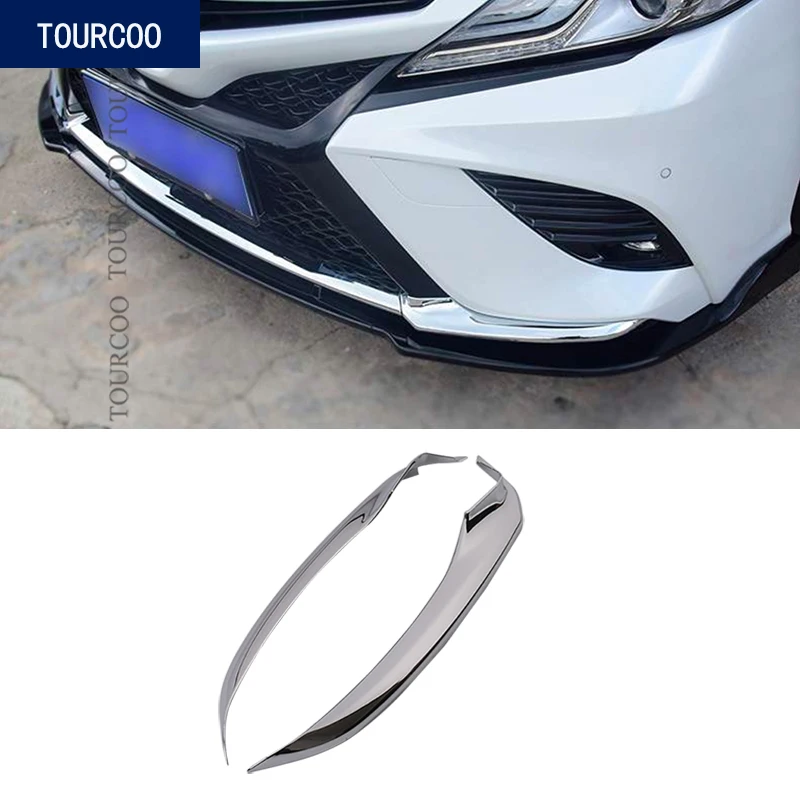Для Toyota Camry Sport 2018 2019 передний бампер угловая защитная крышка наклейка