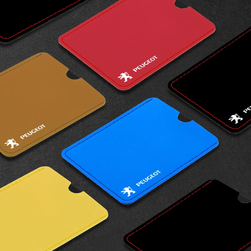 Новинка матовый замшевый чехол для кредитных карт мужчин и женщин Peugeot 307 peugeot 206 308