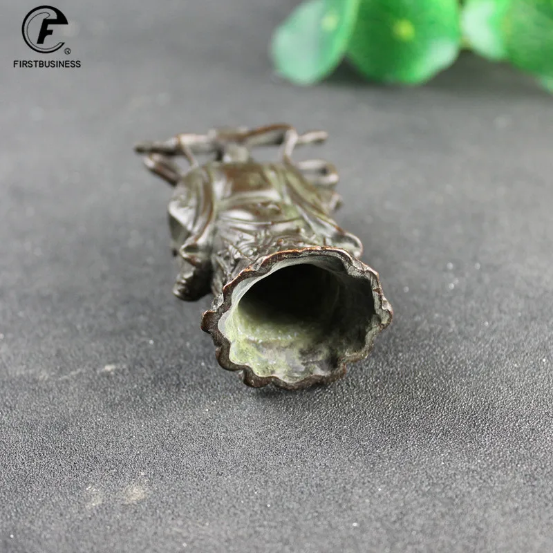 Винтажные бронзовые статуи бога богатства долголетия украшения для дома