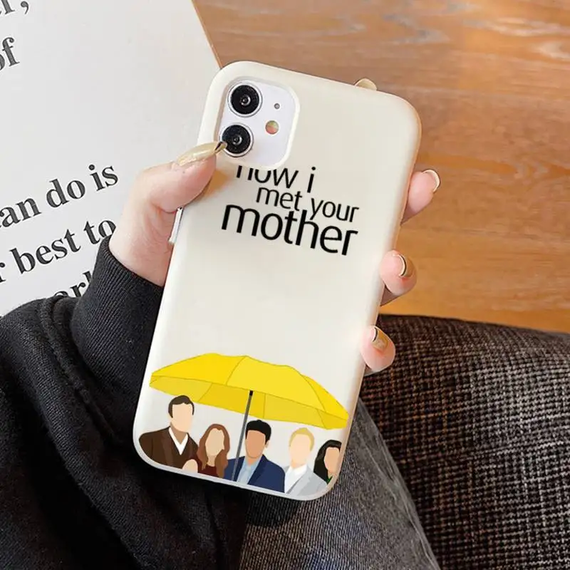 America sitcom how i met your mother himym Phone Case Solid Color Soft Cover for iphone 13 11 Pro Max X XS XR 7 8 6 6S Plus | Мобильные