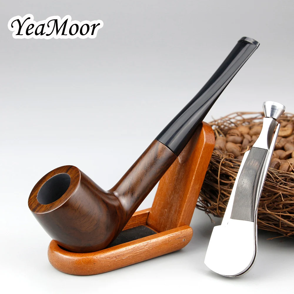 Винтаж прямые курительная трубка 9 мм фильтр ручной работы в виде курительной