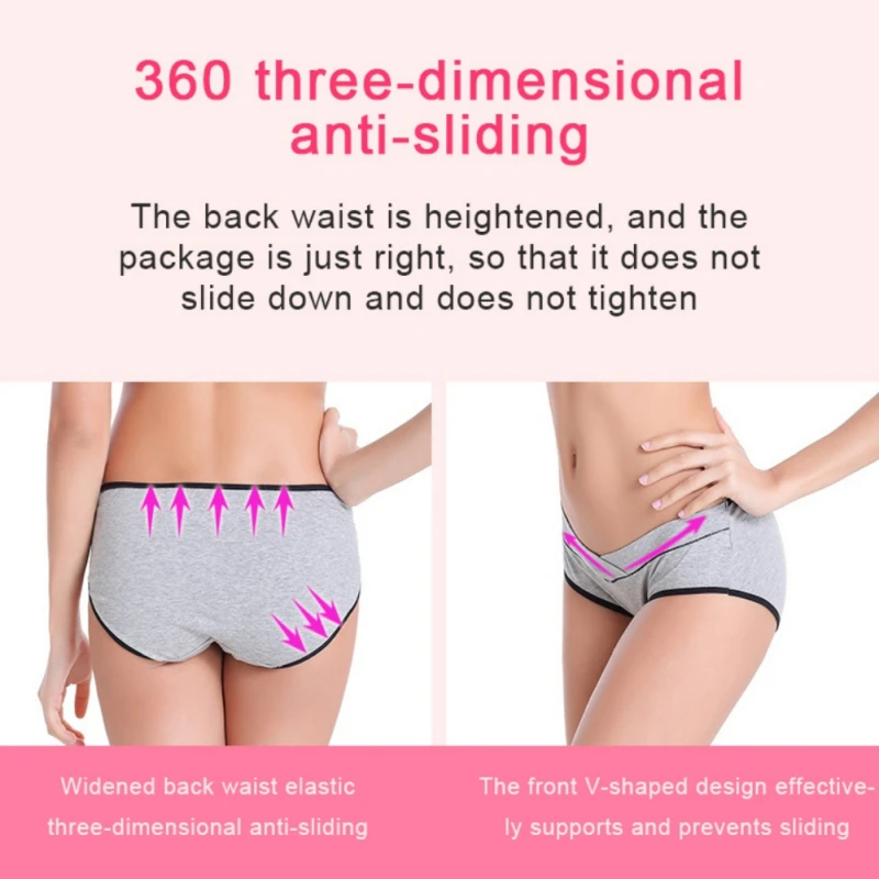 

Pregnant Womens Underwear Low Waist Support Abdomen Pregnant Womens Underwear U-shaped