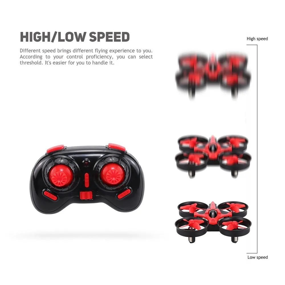 Мини НЛО Квадрокоптер Дрон светодиодный фонарь нано RTF для начинающих Безголовый