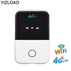 YIZLOAO 4G Lte Wifi роутер, автомобильный Мобильный Wi-Fi точка доступа, широкополосный портативный Mifi разблокированный модем, карманный роутер 4G со слотом для Sim-карты