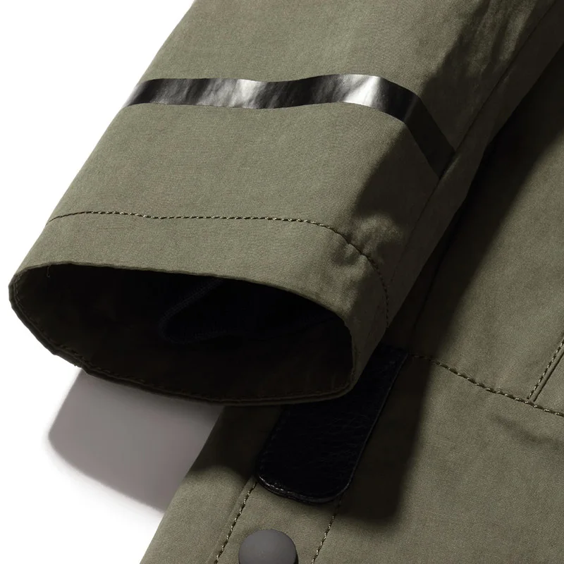 

Jacket Men Winter Parka Real Fur Coat Men Natural Rabbit Fur Liner Warm Jackets Parkas Hombre 82P82030 YY320