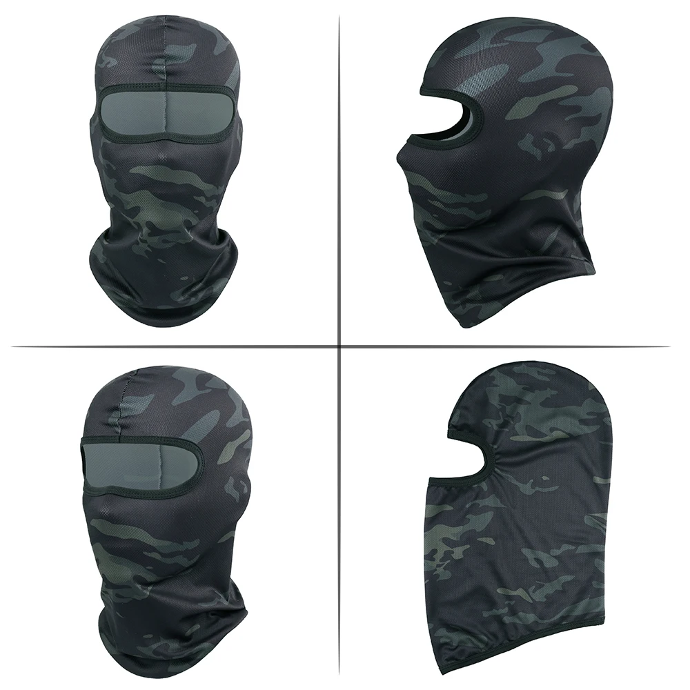 Мультикам, тактическая Балаклава, кепка, камуфляжная, военная, полная защита для лица, шапки, страйкбол, пейнтбол, велосипедный шлем, лайнер, мужская маска на голову