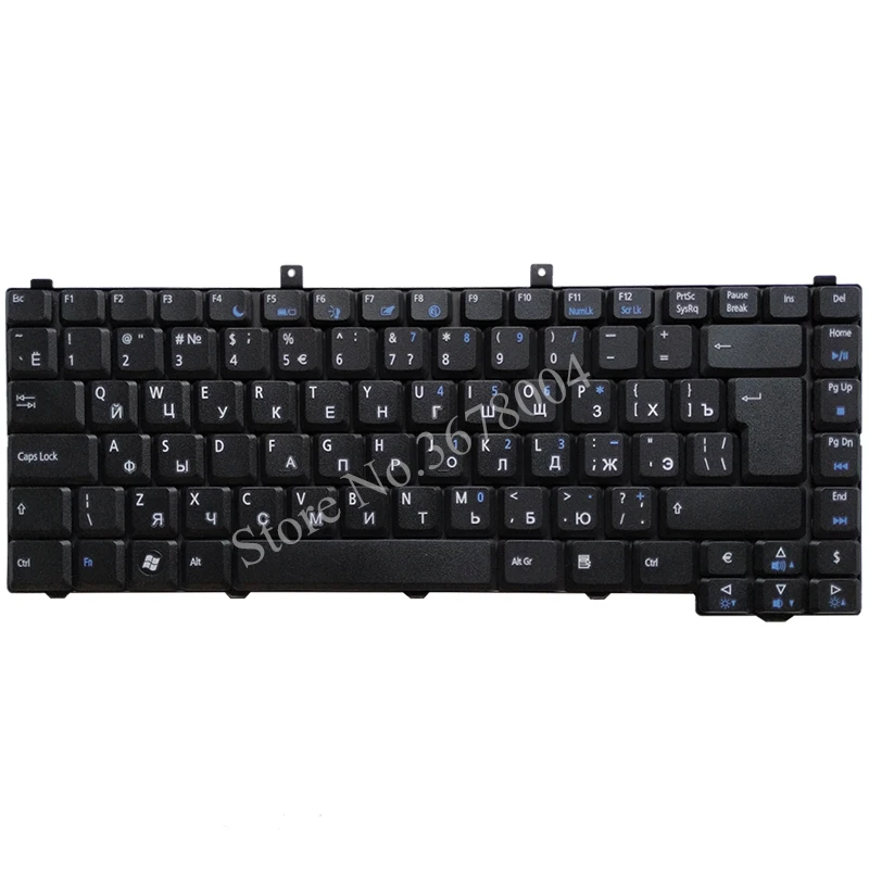 Новый для Acer Aspire 1670 1672 3102 3030 3100 3650 3600 3690 3692 3693 5101 5102 5103 5100 5110 5610 5610Z RU Клавиатура
