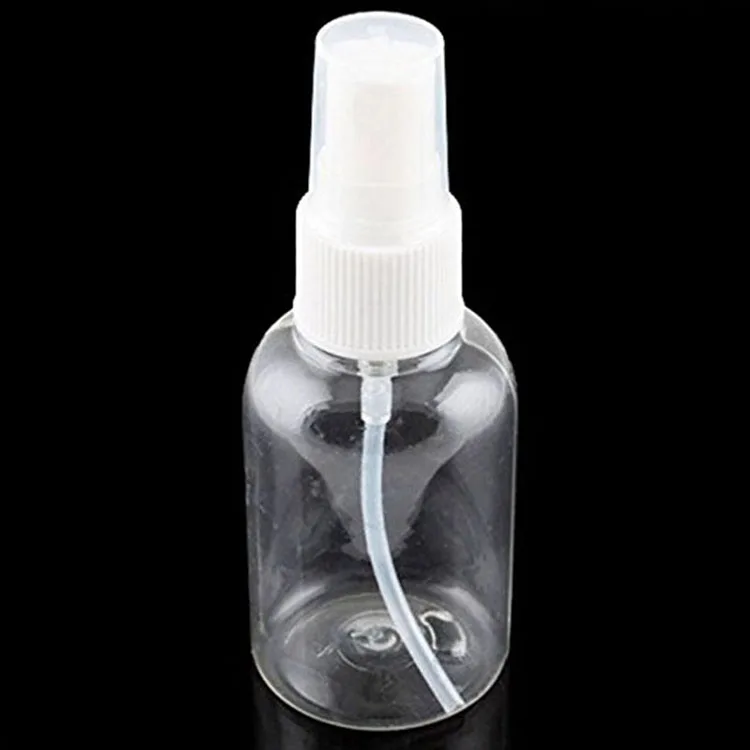 

5 Pieces 1 SET Mini Plastic Transparent 30/50ml Small Empty Spray Bottle For Make Up And Skin Care Refillable Bottle