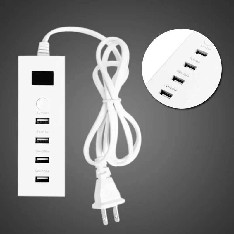 CARPRIE USB Switcher Hub 5A 4 порта настенный адаптер питания для зарядного устройства