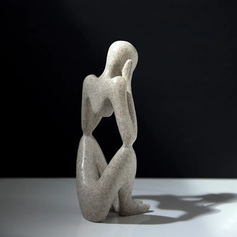 Абстрактная статуя истончика креативный Настольный Декор сделай сам резная