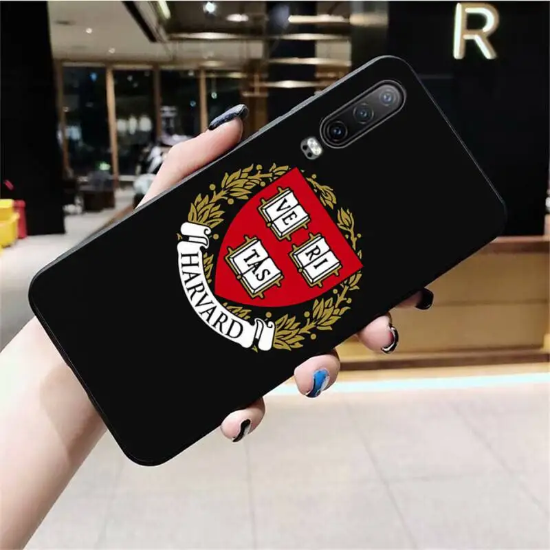 Harvard University and Veritas DIY Painted Bling Phone Case for Huawei P40 P30 P20 lite Pro Mate 20 P Smart 2019 prime | Мобильные