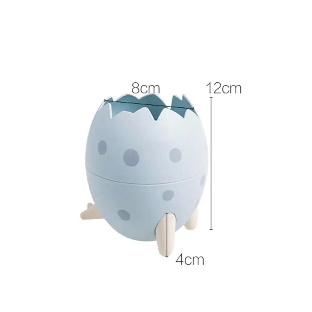 

Cartoon Pencil Pen Box Desk Dinosaur Egg Shape Makeup Brush Organizer Student Desk Stationery Office Supplies Desk Accessories