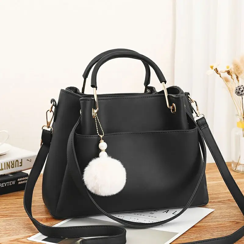 Новая повседневная женская сумка клетчатая кожаная из искусственной кожи на