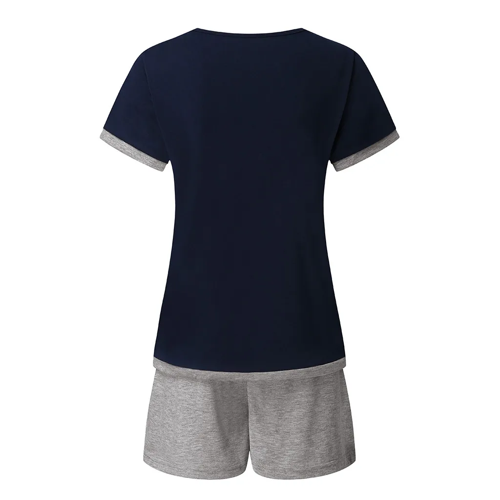 

Pregnancy Clothes Women Maternity Dress Short Sleeve Nursing T-shirt Tops+Striped Pants Pajamas Set Suit Prgnant Women Clothese