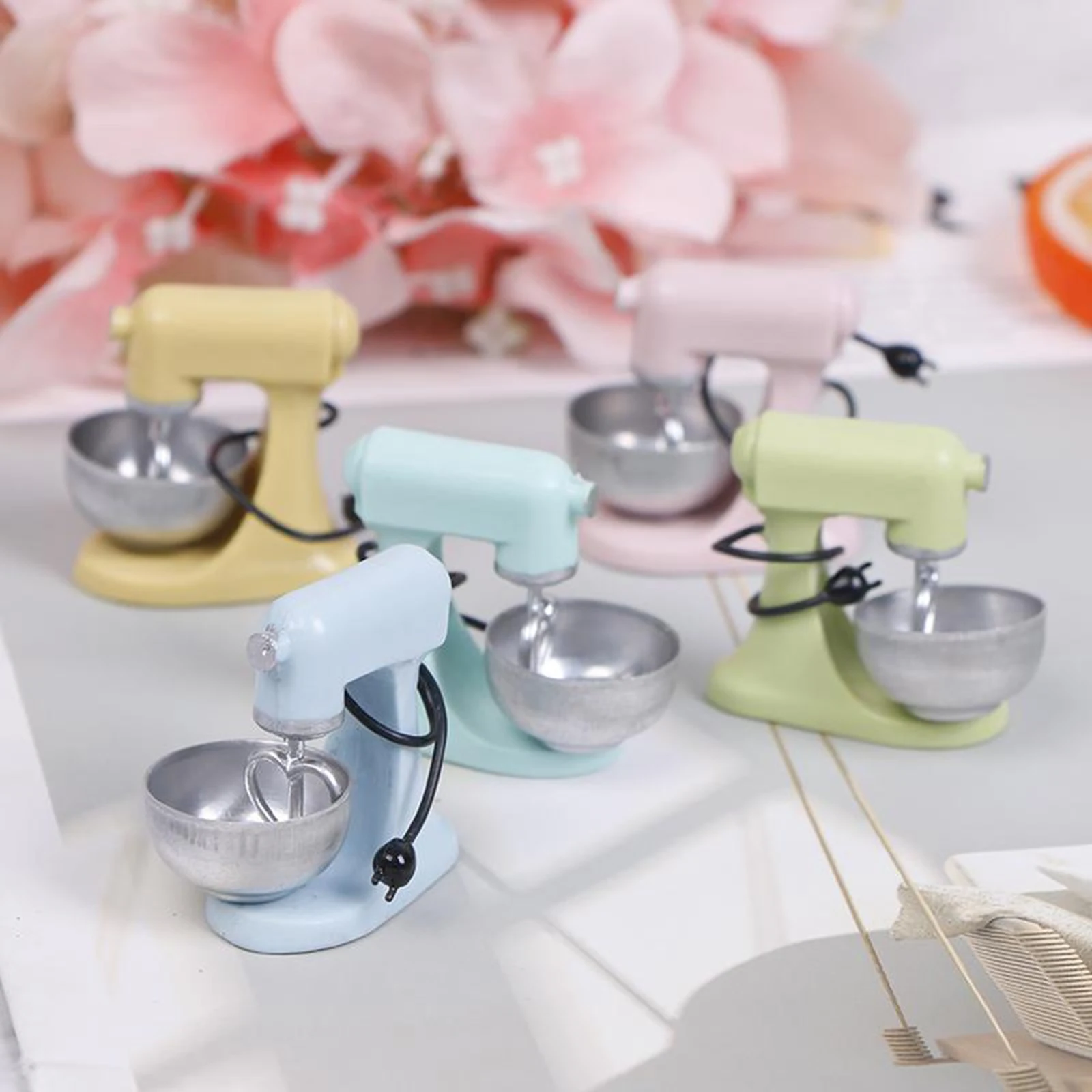 

1:12 Dollhouse Modern Electric Food Mixer Blender Model Home Kitchen Toy