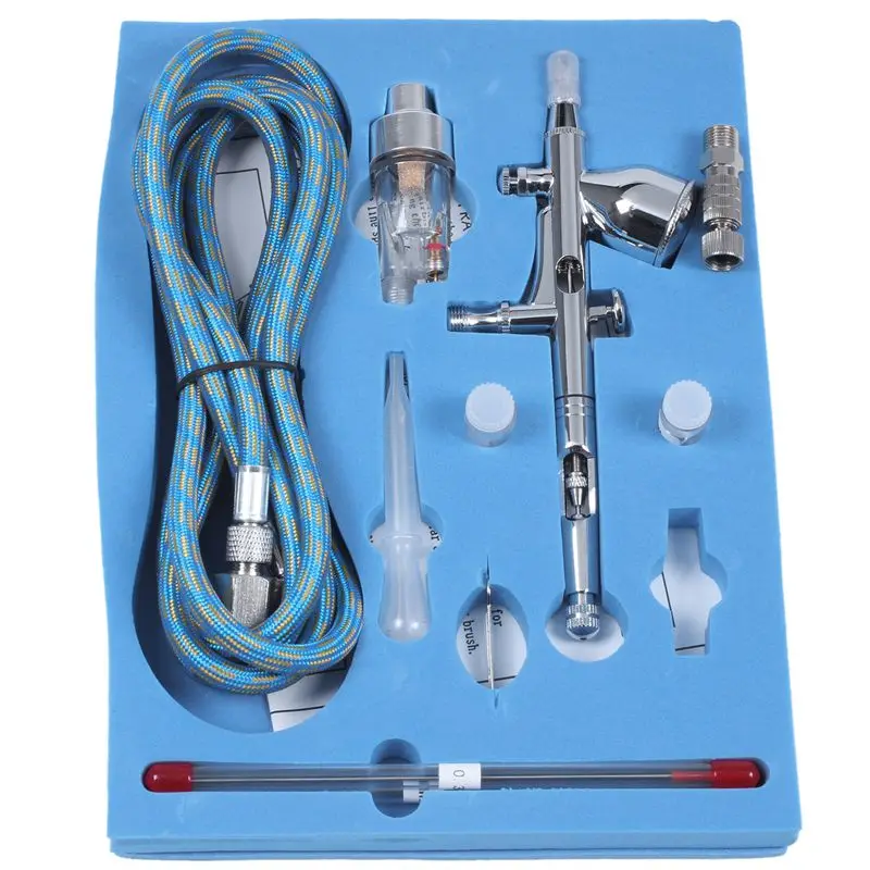 

G-180K Dual Airbrush Air Kit Craft Practical Paint Art Power Tools For Commercial