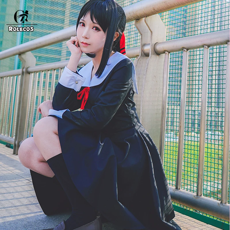ROLECOS аниме Kaguya-sama Love is War Косплей Костюм Fujiwara Chika японская JK школьная форма для