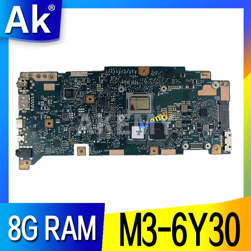 AK UX360CA M3 6Y30 8 Гб RAM материнская плата для ASUS UX360C ноутбука протестированная Рабочая