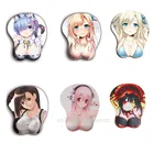 Силиконовый коврик для мыши в стиле аниме, креативный мультяшный 3D-коврик для мыши, коврик для мыши, поддержка запястья, коврики для мыши для мальчиков, крутой игрушечный коврик для мыши