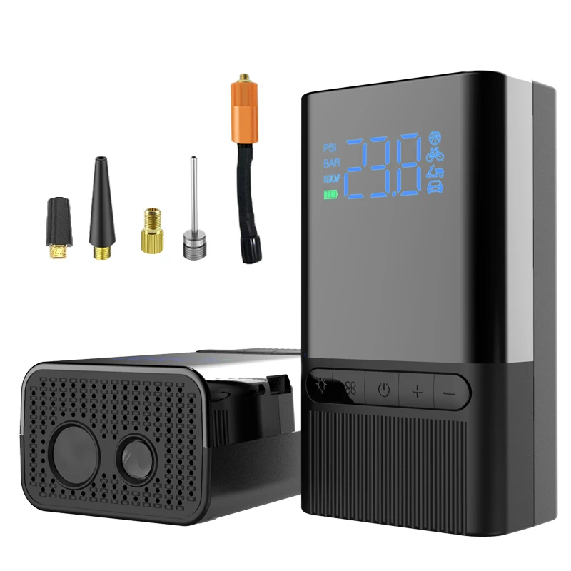 Насос автомобильный Аккумуляторный со светодиодной лампой 120PSI | Автомобили и