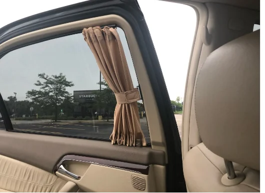 

2pcs/Set Universal Car Side Window Sunshade Curtains Auto Windows Curtain Sun Visor Blinds Cover for Ford car All models are