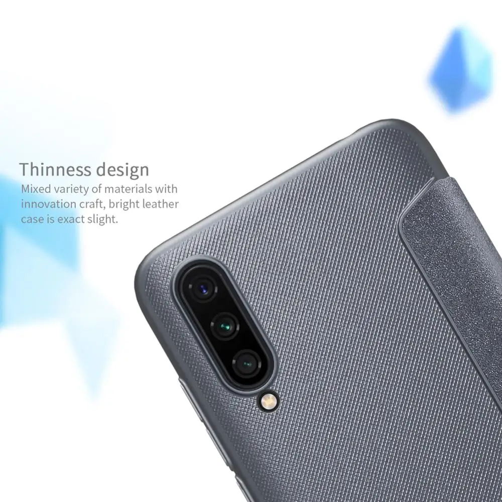 Флип-чехол для Xiaomi mi CC9 NILLKIN сверкающий супер тонкий флип-чехол из искусственной