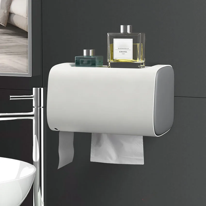 

Держатель для туалетной бумаги ZJMZYM серого цвета