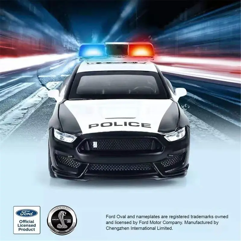 

Friction Powered 1:16 Kids Plastic Toy Rescue Emergency Cop Vehicle with Lights