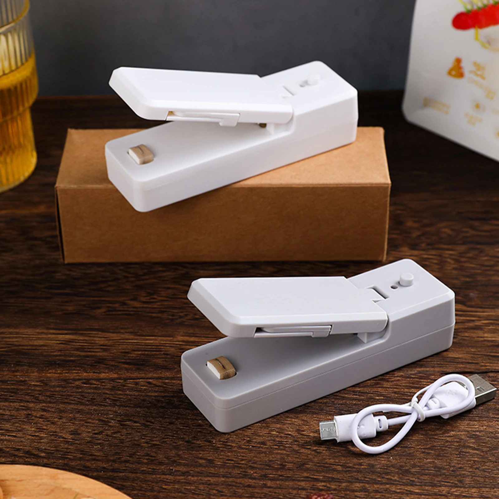 Портативные мини зажимы для пакетов домашняя электрическая теплоизоляционная