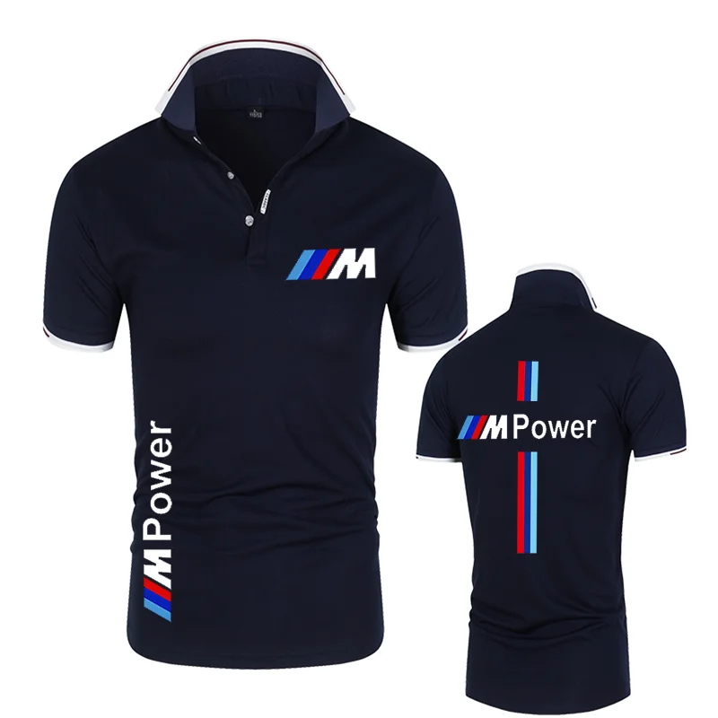 

2021 New Summer Casual Polo Shirt Men's Short Sleeve Lapel Slim Polo Shirt Casual Business Polo Shirt Men's Large Size