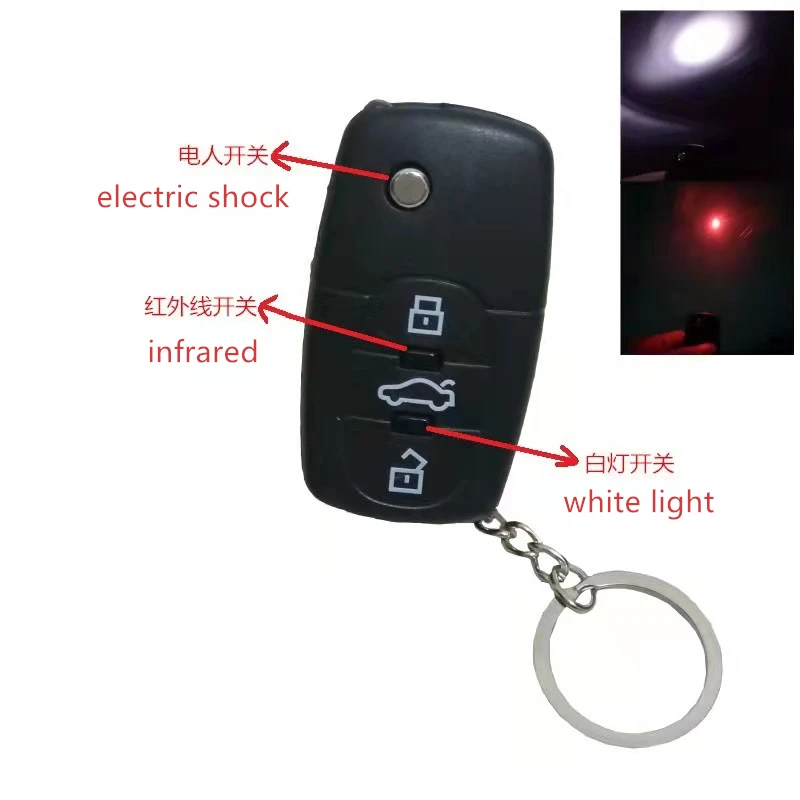 1 шт. новинка Шуточный автомобиль игрушка электрошокер с дистанционным