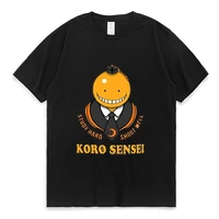 unisex fashion casual short sleeve tops tee japanese anime assassination classroom t shirt men funny cartoon harajuku tshirt new