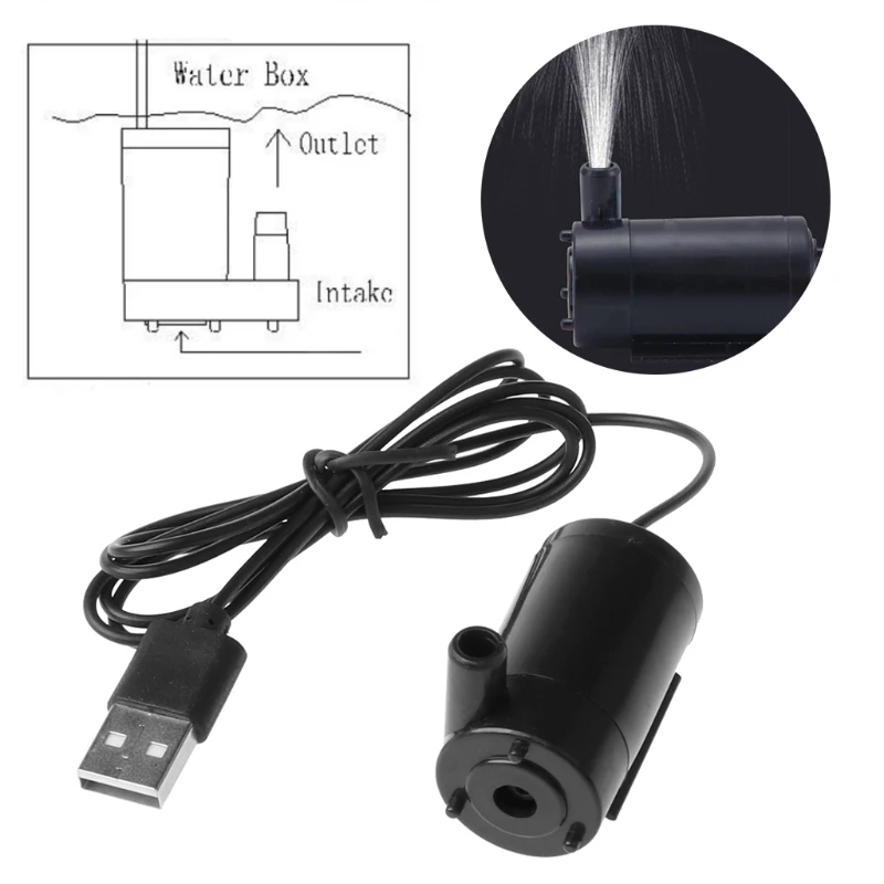 DC 5V мини погружной водяной насос аквариум USB зарядное устройство Мини Мотор | Дом