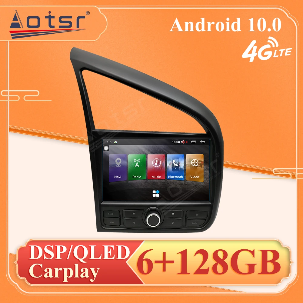 

6G + 128G Android 10,0 беспроводной Carplay Tesla экран зеркальная связь автомобильное радио устройство GPS планшет Android MMI MIB для Audi R8 2007-2014