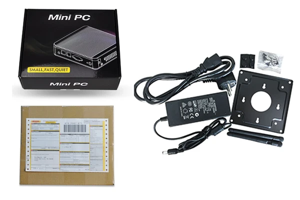 QOTOM pfSense устройство Q500G6 с ядром Skylake i7-6500U процессор Kabylake Core i7-7500U 6 гигабитный NIC безвентиляторный мини-ПК PFSense