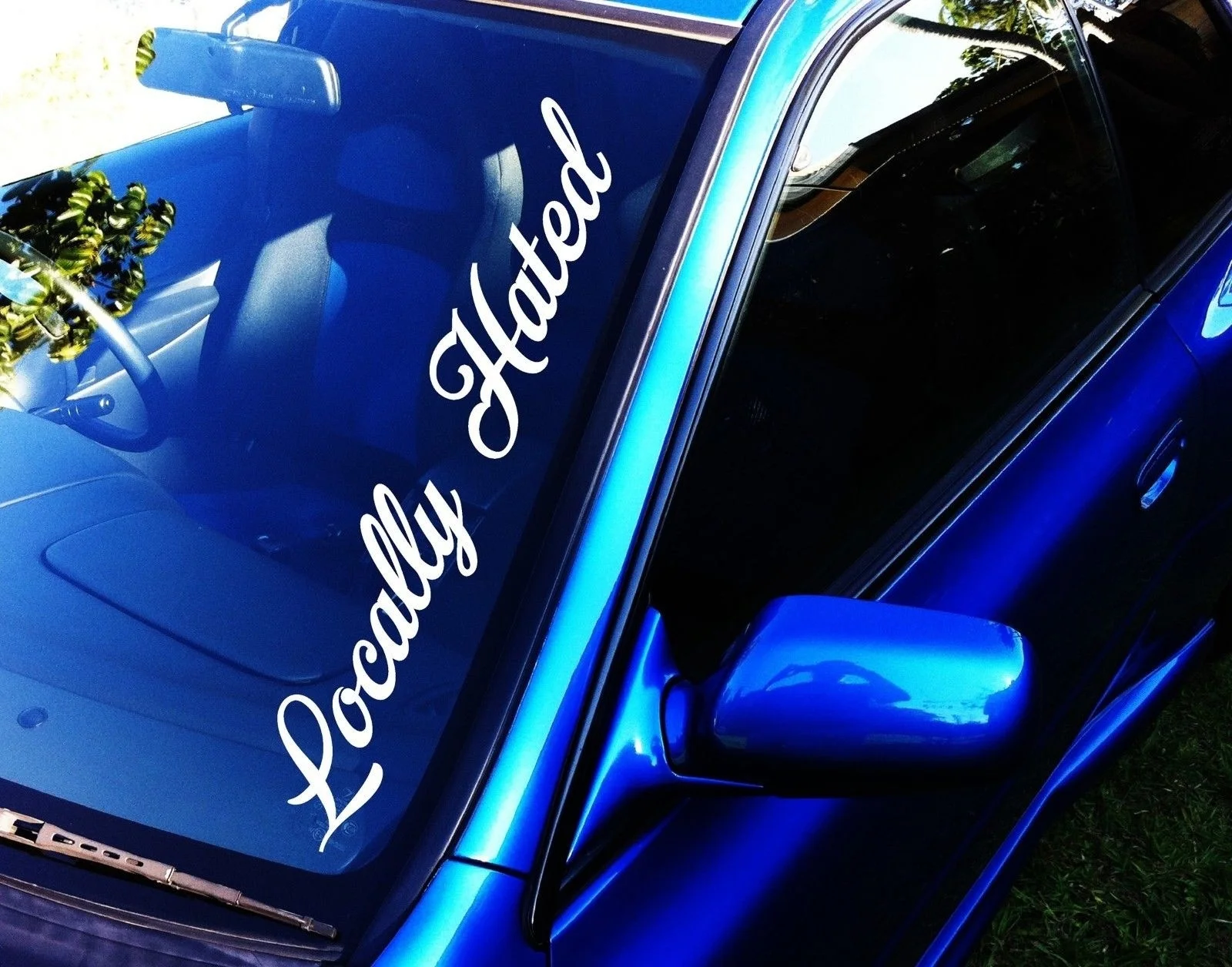 

For Car Sticker LOCALLY HATED Windscreen Decal Jdm Drift Ute 500mm