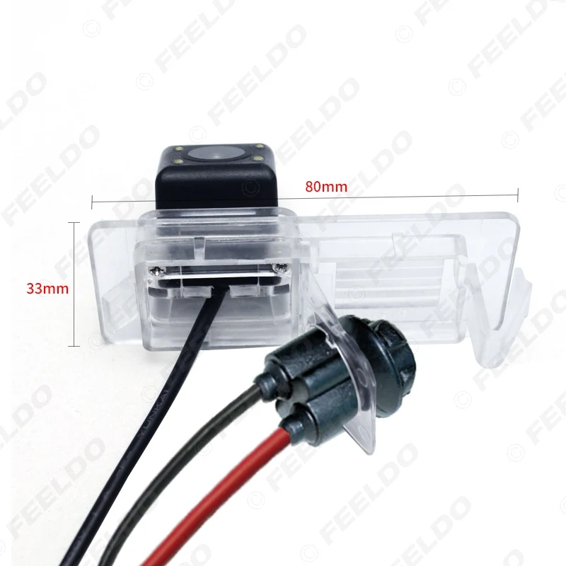 FEELDO 1 комплект Автомобильная камера заднего вида светодиодный светильник для