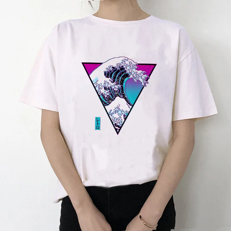 Печать повседневный спортивный костюм с короткими рукавами в стиле Харадзюку