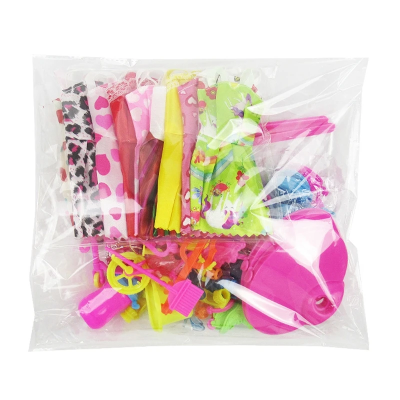 

Princess Doll Accessories Doll Clothes Shoes Boots Mini Dress Kids Toy