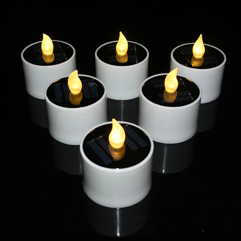 

1-12pcs Flameless LED Tealight Flicker Tea Candle Light Halloween Party Wedding Birthday Candles Safety Home Party Decoration