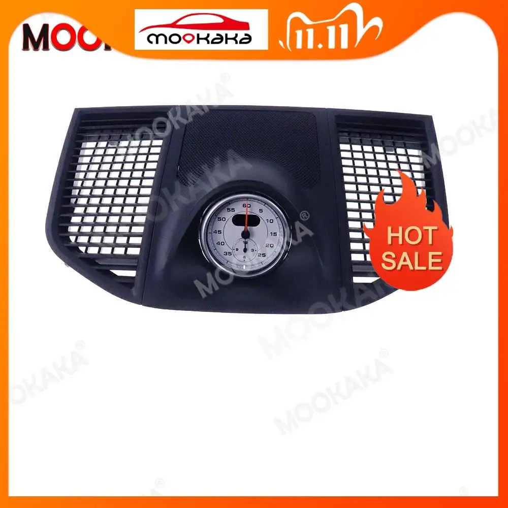 

For Porsche Macan 2014-2020 Car Center Clock Compass Stopwatch Interior Dashboard Time Electronic Meter Clock Accessional