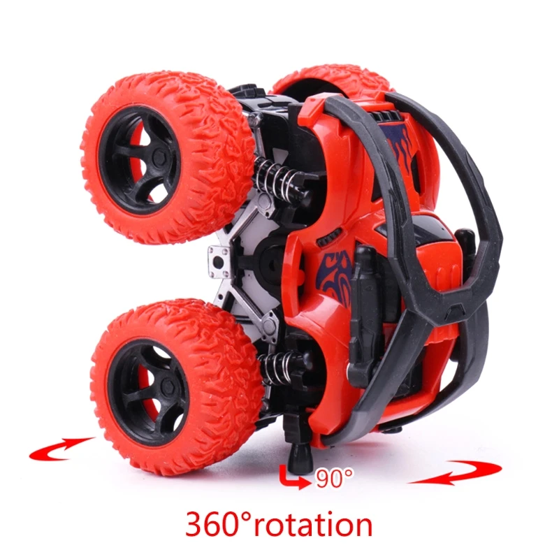 

SUV Dynamic Stunt Car Four-wheel Drive Kids Toys Car Inertial Truck 4WD Off-road Vehicle Children's Toy Monsters Playset
